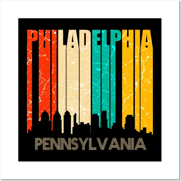 Philadelphia Skyline Wall Art by Mila46